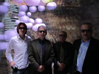 Ziad in the Calit2 StarCAVE with Kyle Knabb, Levy and Najjar